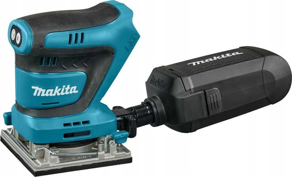 Makita plokštuminis šlifuoklis DBO484Z, 18 V, 112x102mm, be akumuliatoriaus ir kroviklio