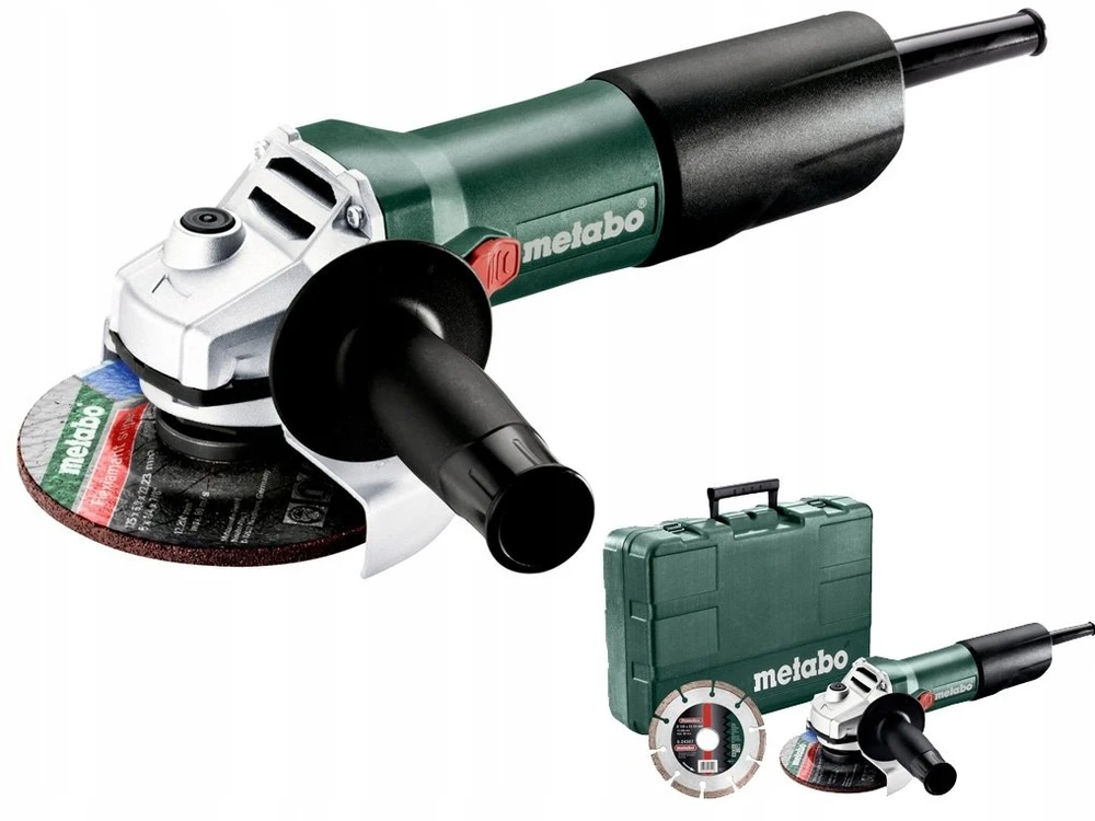 Kampinis šlifuoklis Metabo W 850-125 SET
