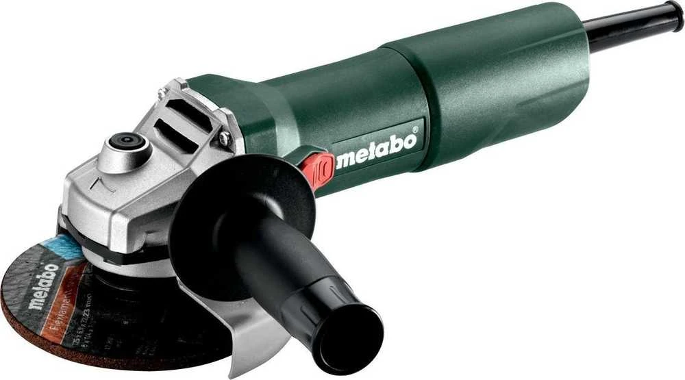 Kampinis šlifuoklis Metabo W 750-125 + priedai