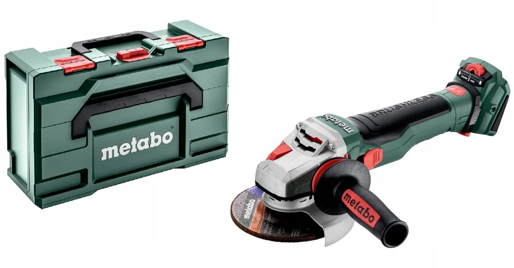 Kampinis šlifuoklis Metabo WB 18 LTX BL 15-125 Quick; 18 V; 125 mm (be akumuliatoriaus ir pakrovėjo)
