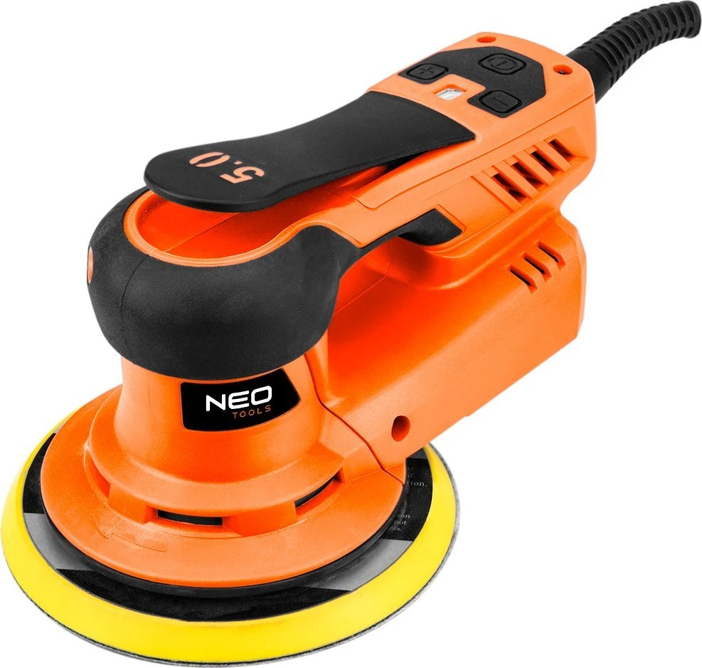 Neo Šlifuoklis 350 W bešepetis orbitinis šlifuoklis 150 mm