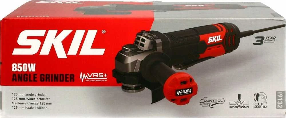Carruzzo Skil 9132 AB kampinis šlifuoklis 12,5 cm 12000 RPM 850 W 2,2kg