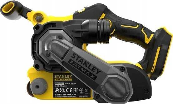 Juostinis šlifuoklis Stanley SFMCW223B-XJ; 18 V (be akumuliatoriaus ir pakrovėjo)