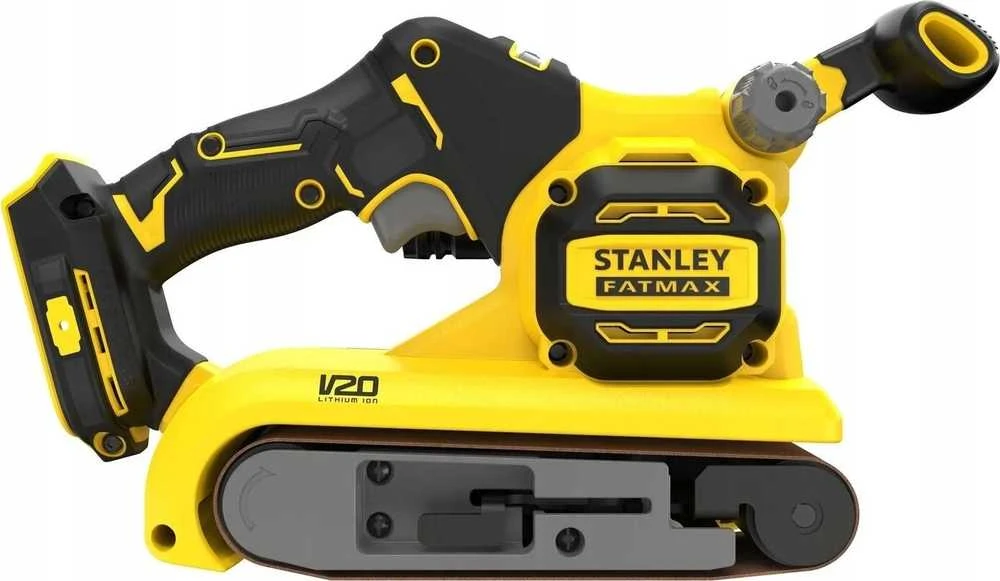 Juostinis šlifuoklis Stanley SFMCW223B-XJ; 18 V (be akumuliatoriaus ir pakrovėjo)