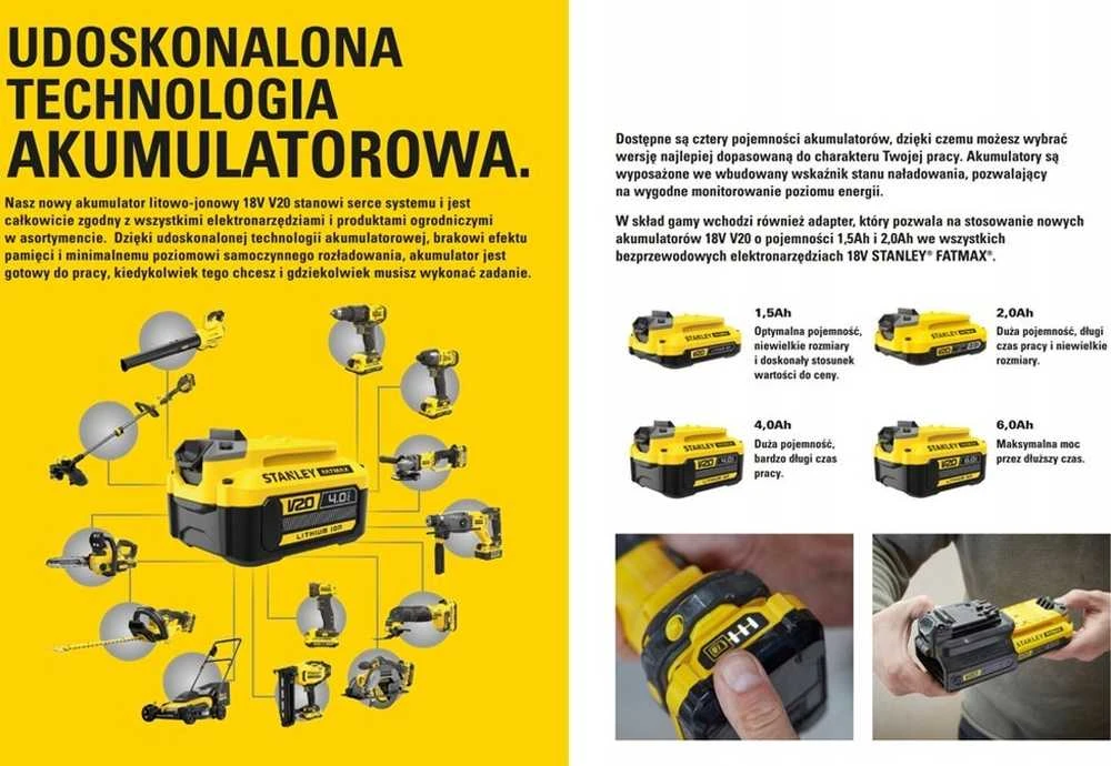 Stanley ST šlifuoklis DELTA V20 SFMCW221D1S BL 1x2,0Ah