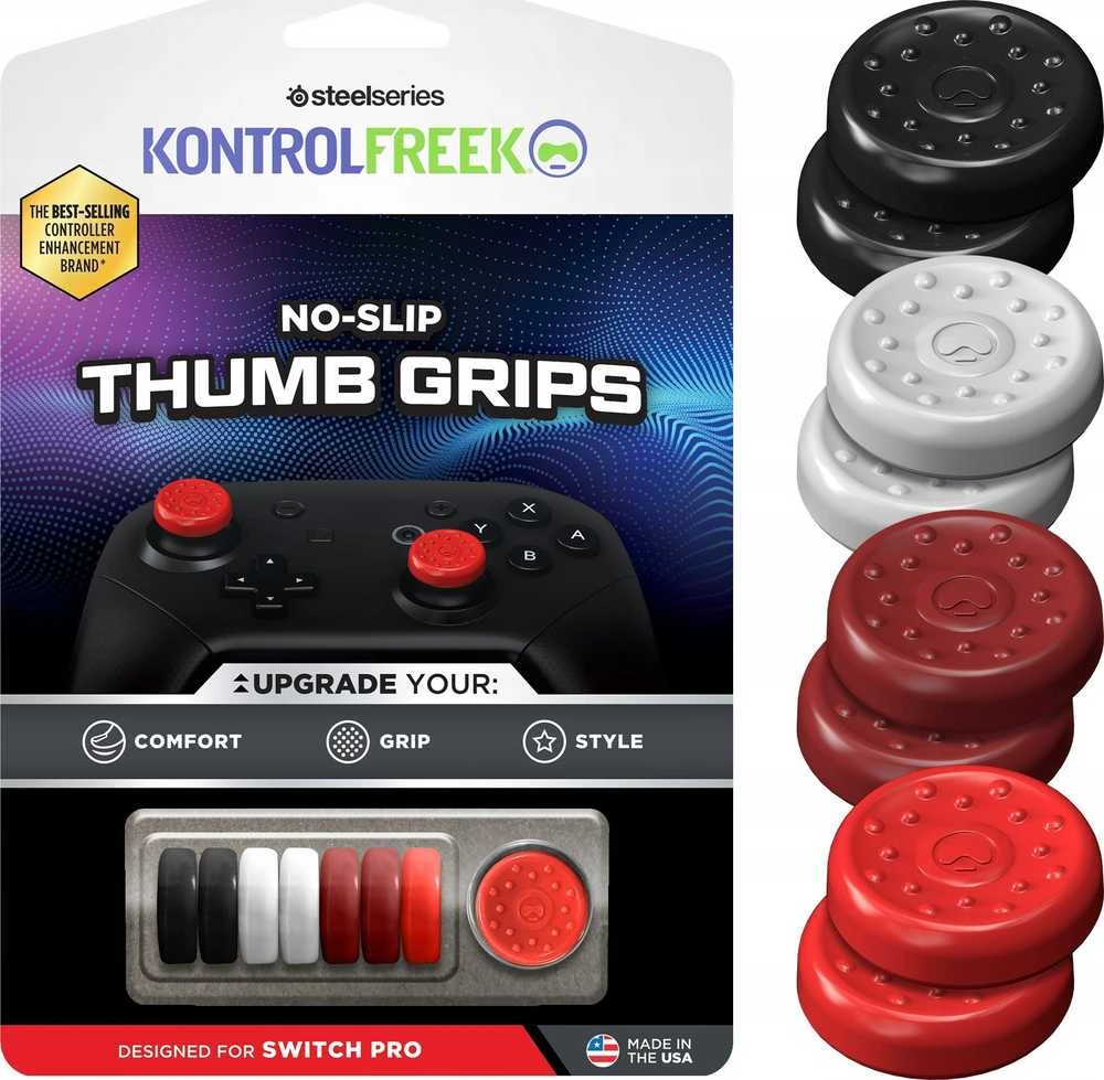 SteelSeries KontrolFreek Neslystanti Thumbgrip 8 pakuotės NP