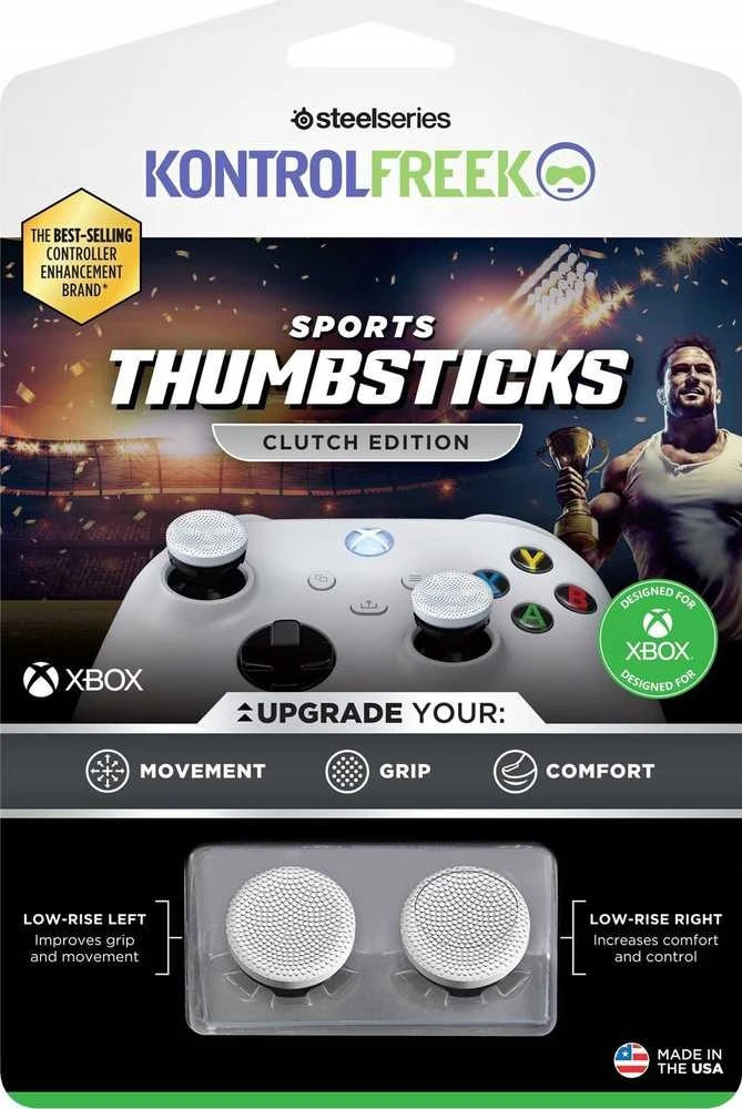 SteelSeries KontrolFreek Sports - Clutch Baltas/Juodas - XBX