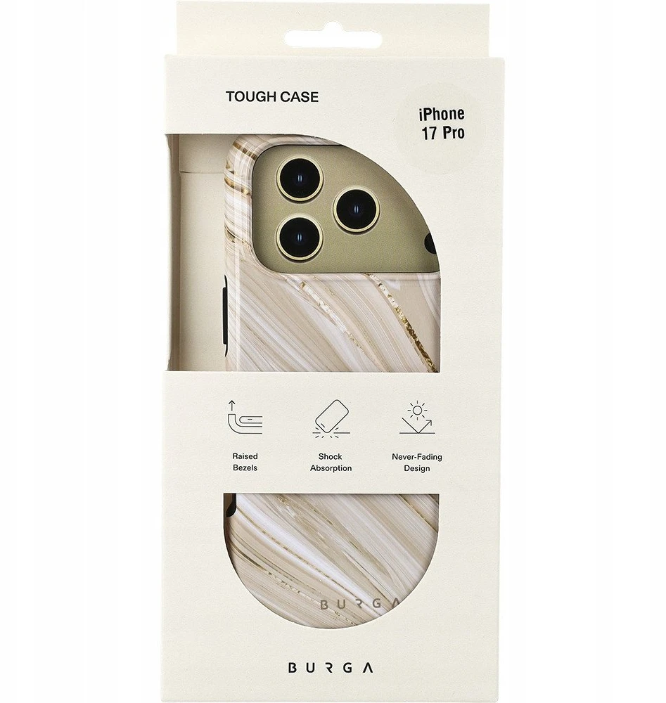 Slowmoose FULL „Burga Tough Magsafe“ – su „MagSafe“ suderinamas apsauginis dėklas, skirtas „iPhone 17 Pro“ (visiškai blizgus)