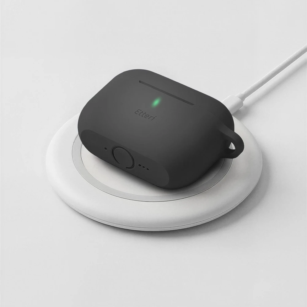 Etteri silikoninis dėklas AirPods Pro 3 juodas