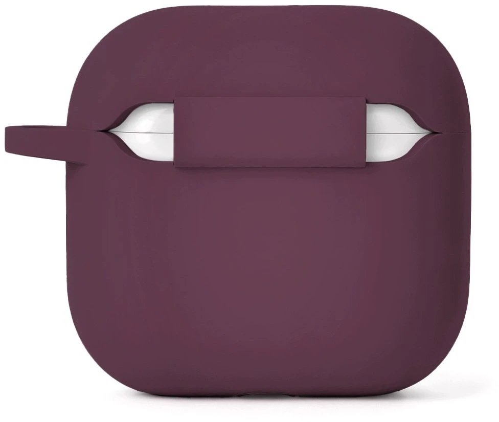 Etteri silikoninis dėklas AirPods 4 tamsios vyšnios spalvos