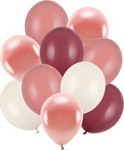 PartyDeco Balionų rinkinys Rusvi, 10vnt