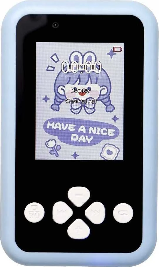 Oem Game console for kids with IPS display 2,4" su mygtukais KDC-0027A mėlynas
