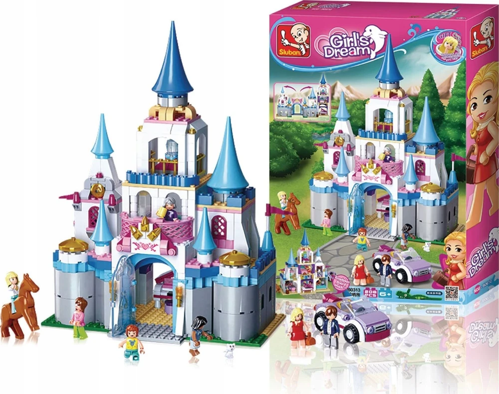 SLUBAN Safyrinė pilis (815PCS), M38-B0610