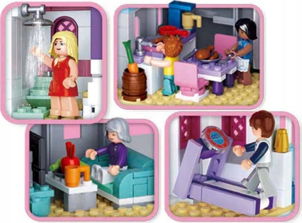 SLUBAN Safyrinė pilis (815PCS), M38-B0610