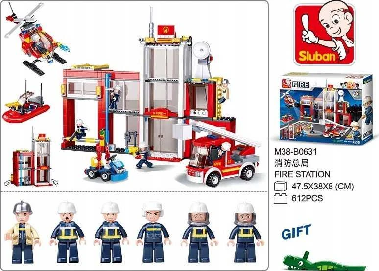 SLUBAN Gaisrininkų stotis (612PCS), M38-B0631