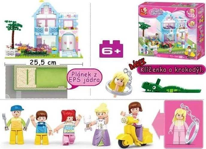 Konstruktorius Sluban Girl’s Dream Garden Villa M38-B0535
