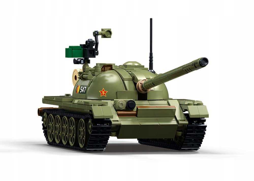 Sovietų tankas T-51 mastelis 1:35 3in1 modelis Sluban 604 el M38-B1135