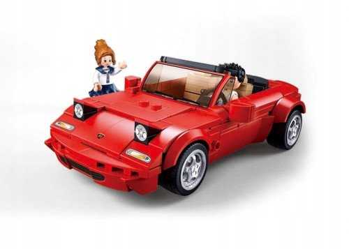 Sluban Raudona Cabriolet Construction Blocks 277 vnt. Vaikų gynimo diena