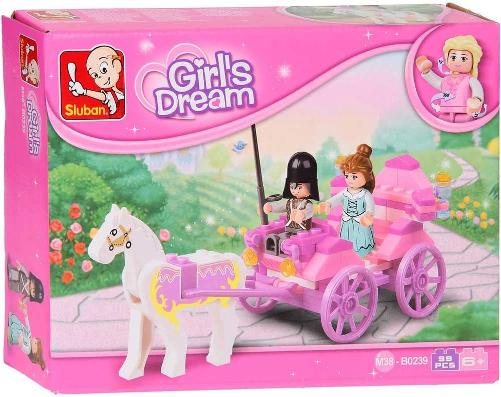 Konstruktorius Sluban Princess carriage M38-B0239, plastikas