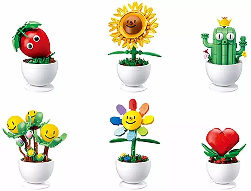 Konstruktorius Sluban Potted Plants M38-B1077, plastikas