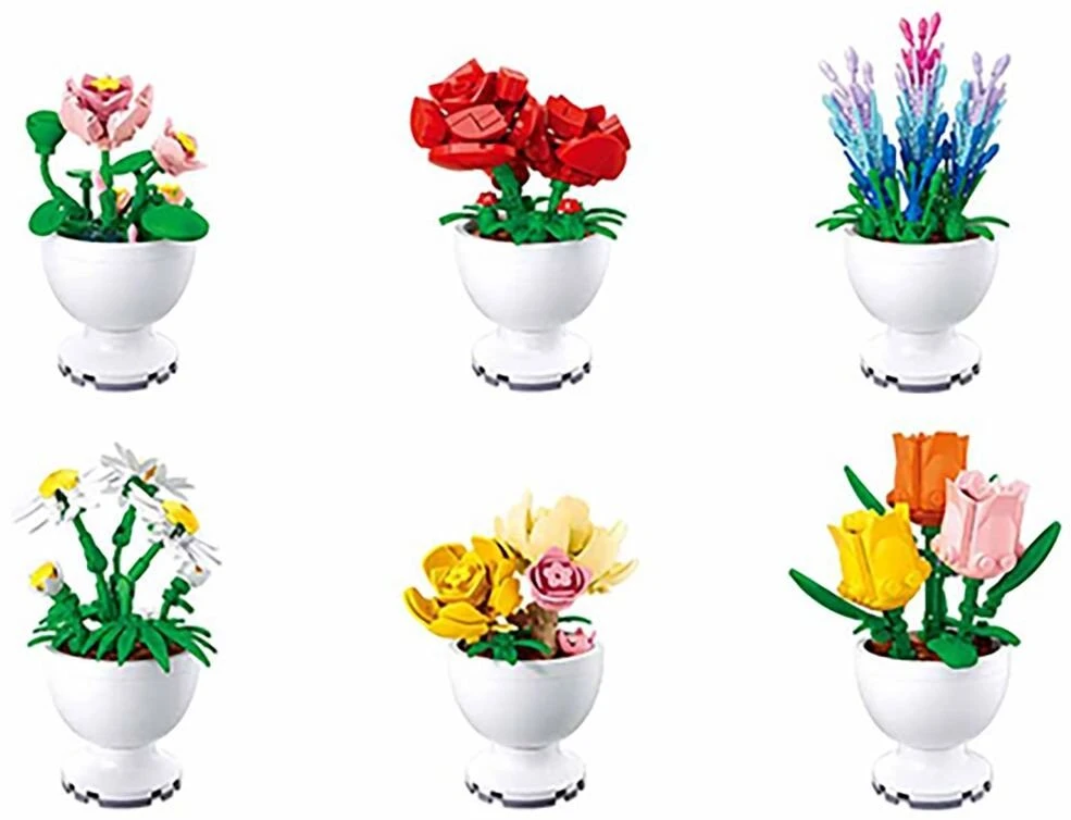 Konstruktorius Sluban Potted Plants M38-B1077, plastikas