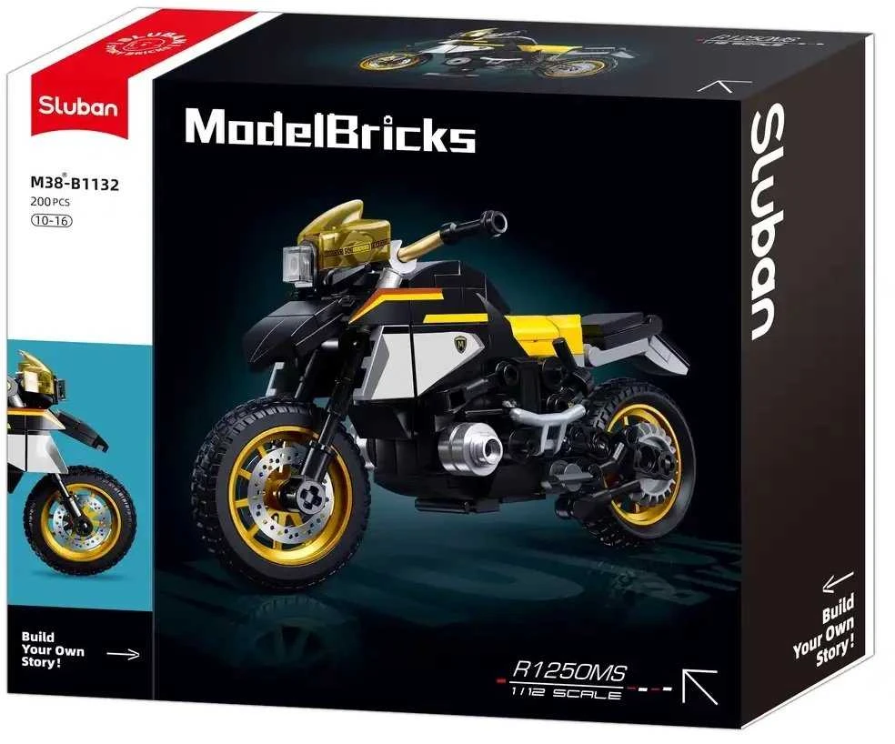 Konstruktorius Sluban Motorcycle M38-B1132, plastikas