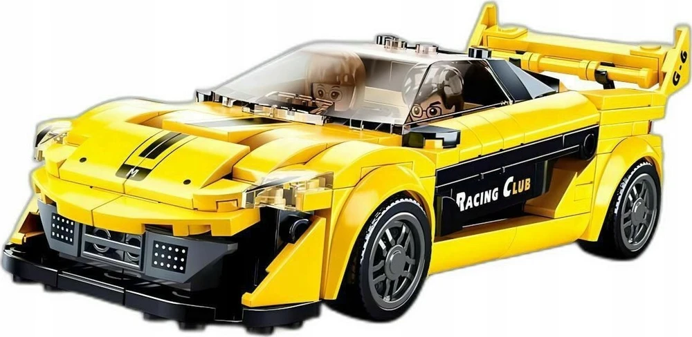 Konstruktorius Sluban Super car Geltona M38-B0956, plastikas