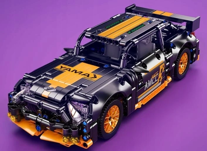Konstruktorius Sluban Super car Geltona M38-B0956, plastikas