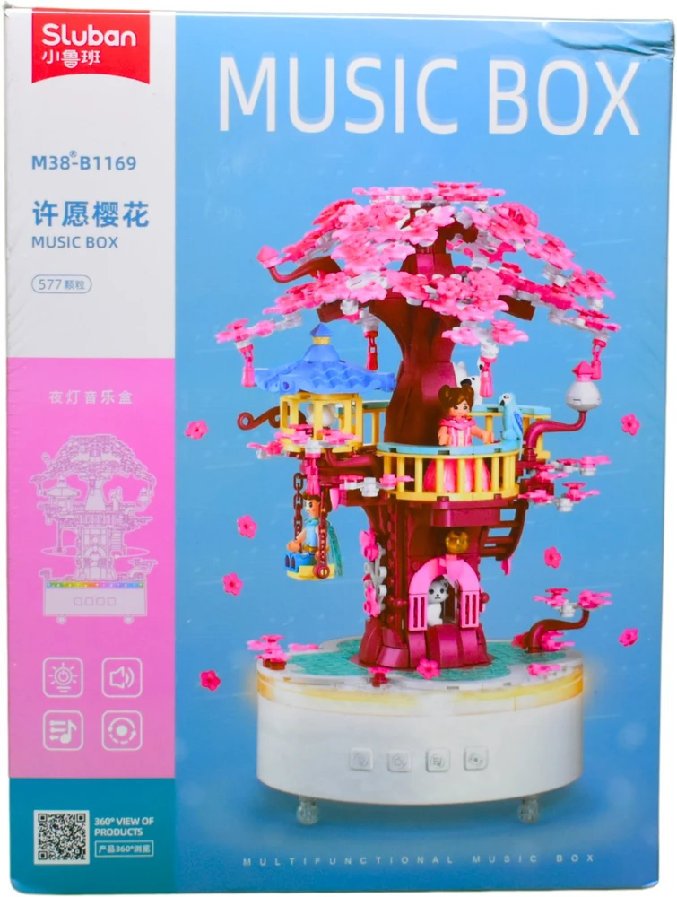 Konstruktorius Sluban Music Box M38-B1169, plastikas