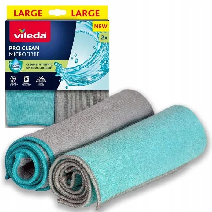 Universalios šluostės su fermentais Vileda Pro Clean 2 vnt.