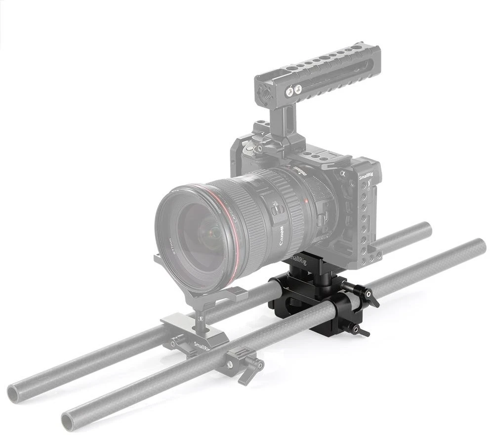 SmallRig 2272 universali 15 mm bėgių atramos sistemos pagrindo plokštė (DBC2272B)