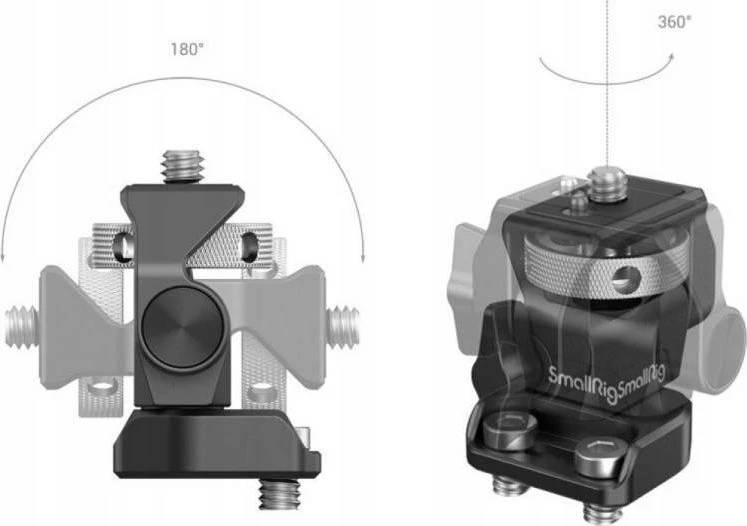 Smallrig 2904 pasukamas ir pakreipiamas reguliuojamas monitoriaus laikiklis su 1/4