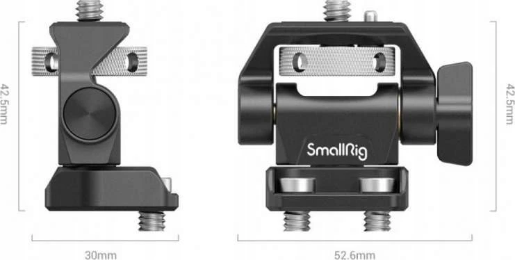 Smallrig 2904 pasukamas ir pakreipiamas reguliuojamas monitoriaus laikiklis su 1/4