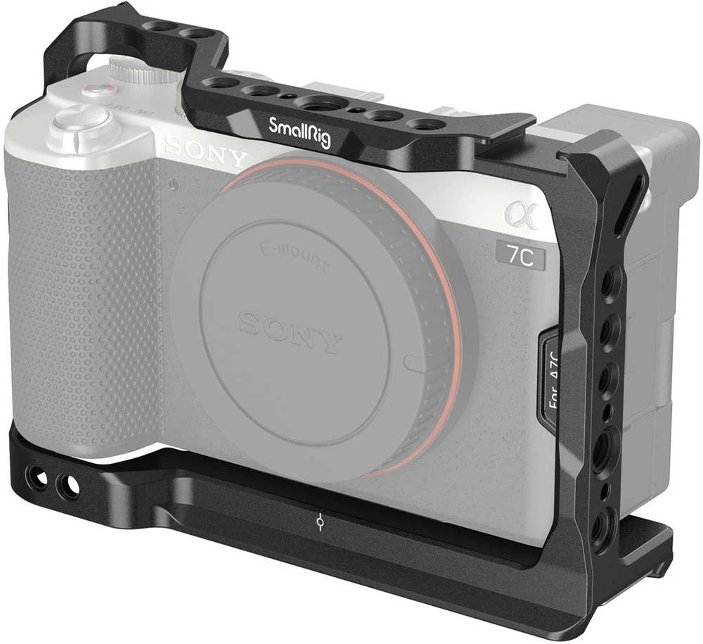 Kamera – SmallRig 3081 korpusas Sony A7C, Arca Swiss, keli sriegiai