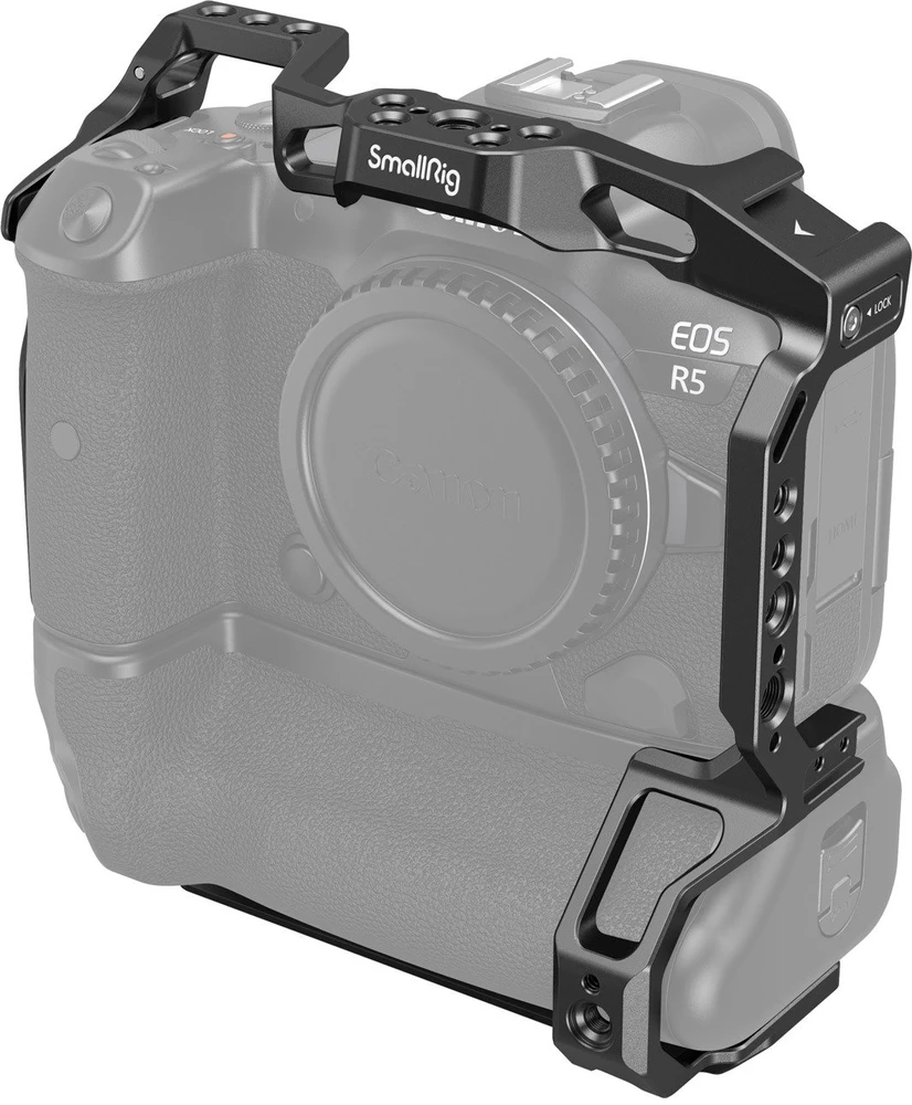 SmallRig 3464 Korpusas Canon EOS R5 / R6 / R5C / R6 Mark II su BG-R10 Baterijos rankena (3464B)