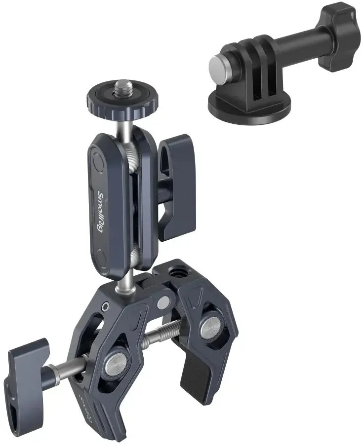 SmallRig 3757 krabą primenantis spaustukas su rutuline galvute ir magiškąja ranka