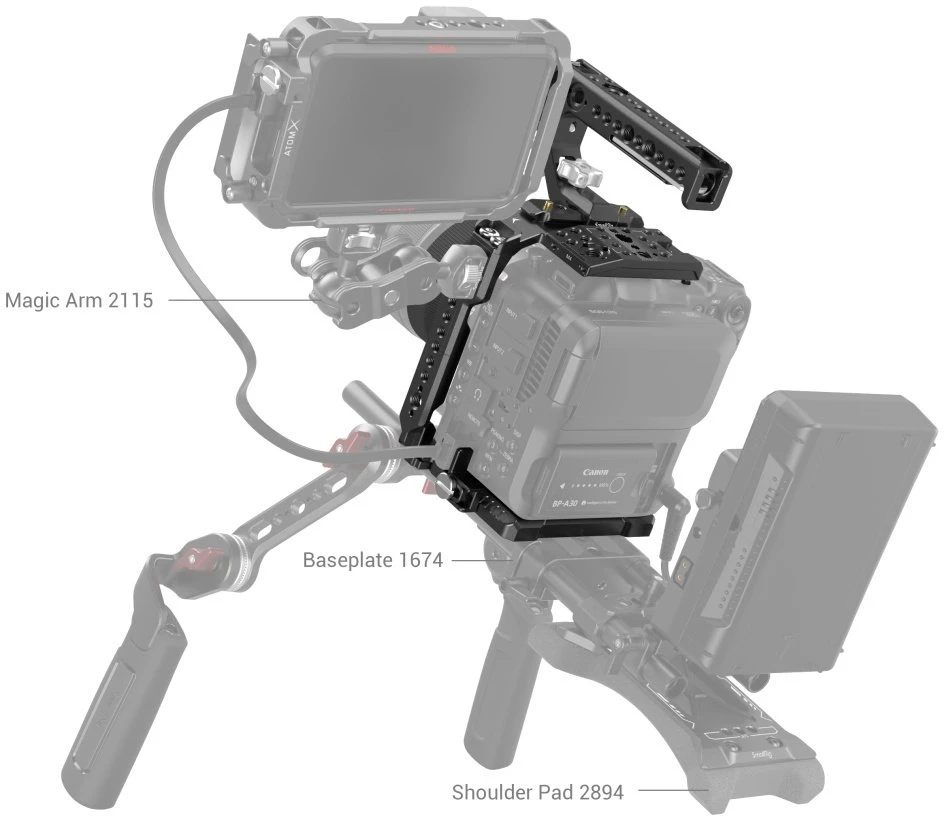 SMALLRIG 3899 HANDHELD KIT FOR CANON EOS C70