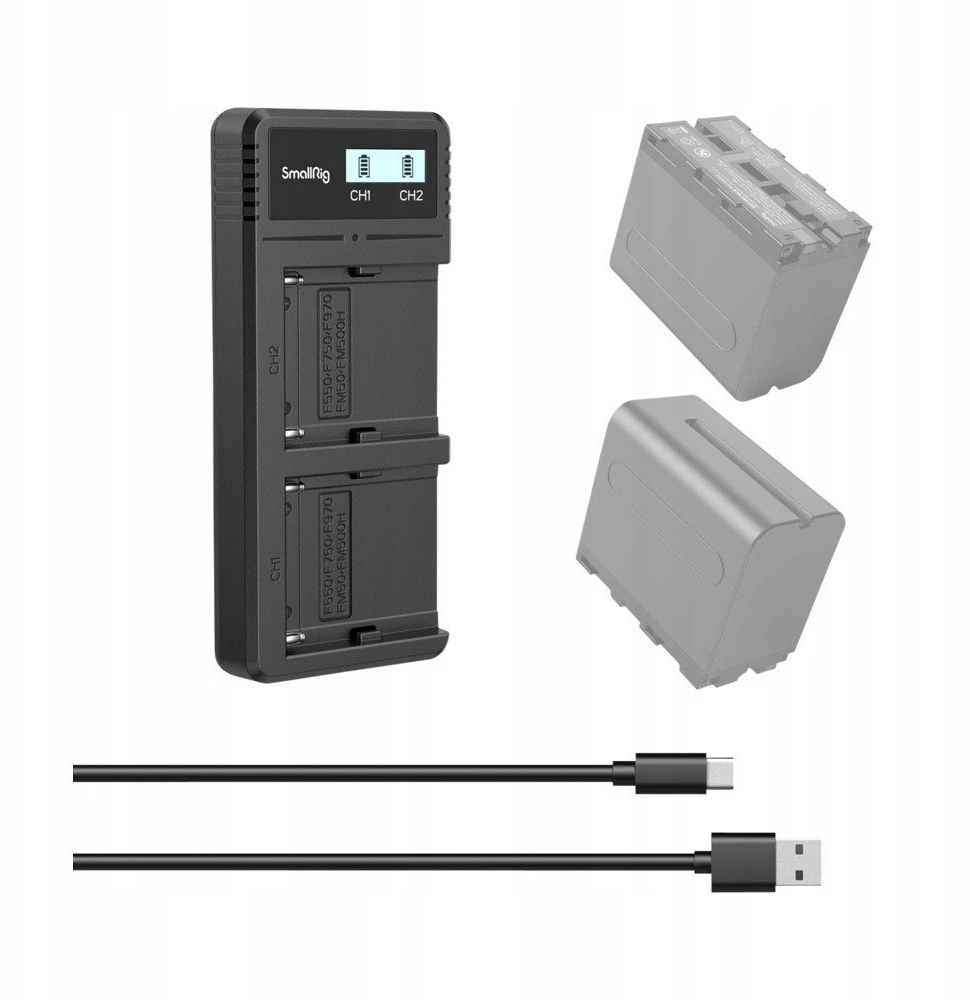 SMALLRIG 4086 BATTERY CHARGER FOR NP-F970 BATTERIES