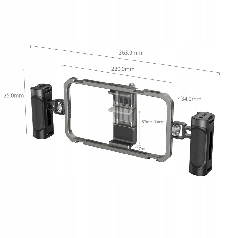 „SmallRig 4121“ universalus vaizdo įrašų rinkinys, skirtas mobiliesiems įrenginiams, bazinis modelis
