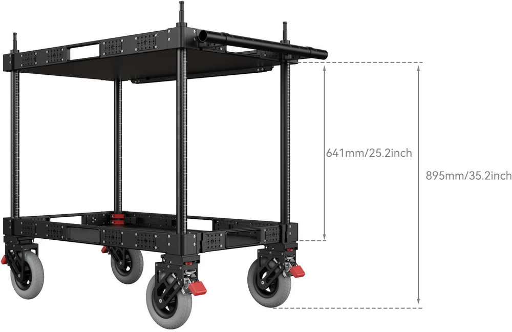 SmallRig 4573 36'' Lightweight Video Production Camera Cart (MD4573)