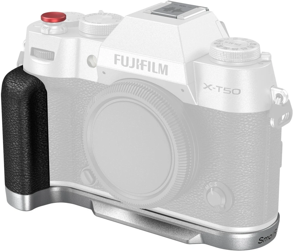 SmallRig 4713 Silicone L-Shape Handle for Fujifilm X-T50 Sidabrinis (4713C)