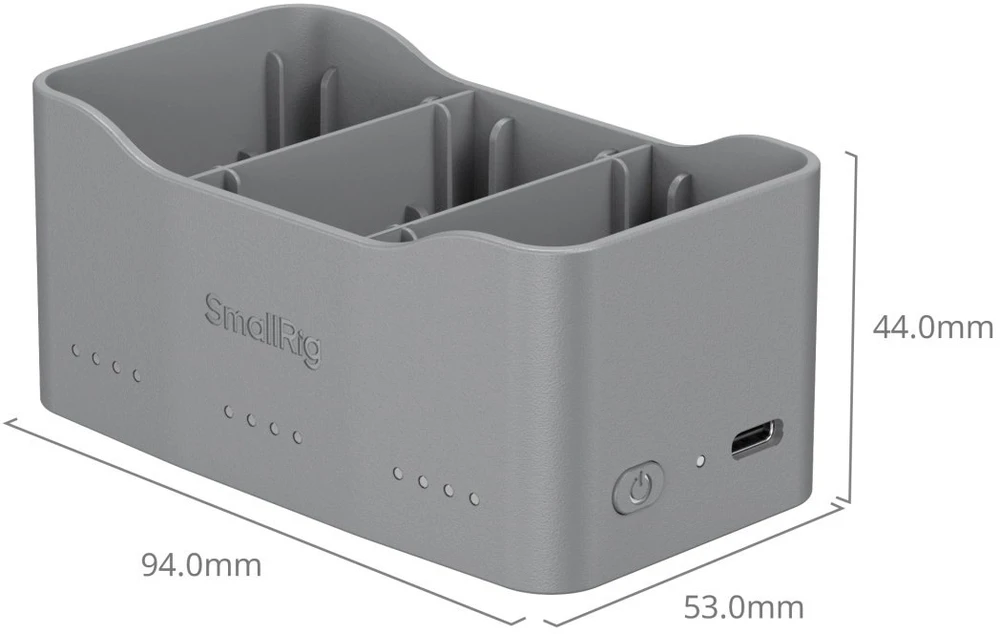 SmallRig 65W Baterija Charger for DJI Mini 5 / 4 / 3 Pro (6501)