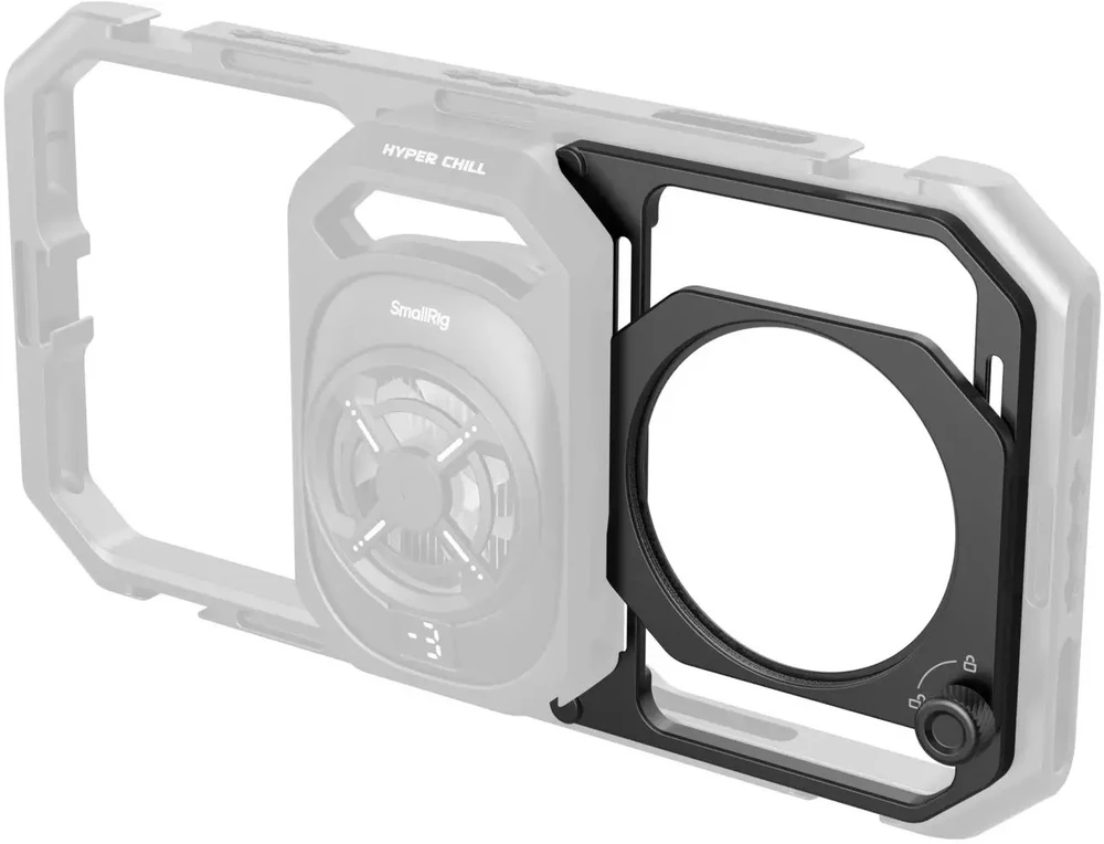SmallRig 67 mm srieginis filtro adapteris su nuimamais saulės gaubtais universalioms telefonų laikikliams 4299 (5277)