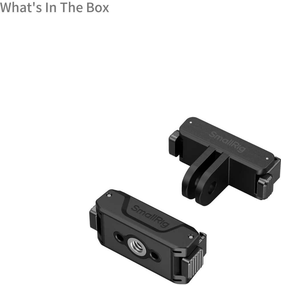SmallRig 5918 Bidirectional Quick Release Folding Adapteris Support with 2-Prong Mount and 1/4"-20 Thr