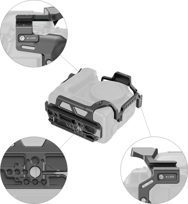 SmallRig Cage for Canon EOS R5 Mark II with Cooling Fan CF-R20EP (5092)