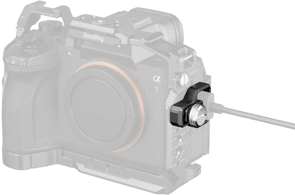 SmallRig Clamp for HDMI Cable for Sony Alpha 7 V / 7 IV Cages (6406)