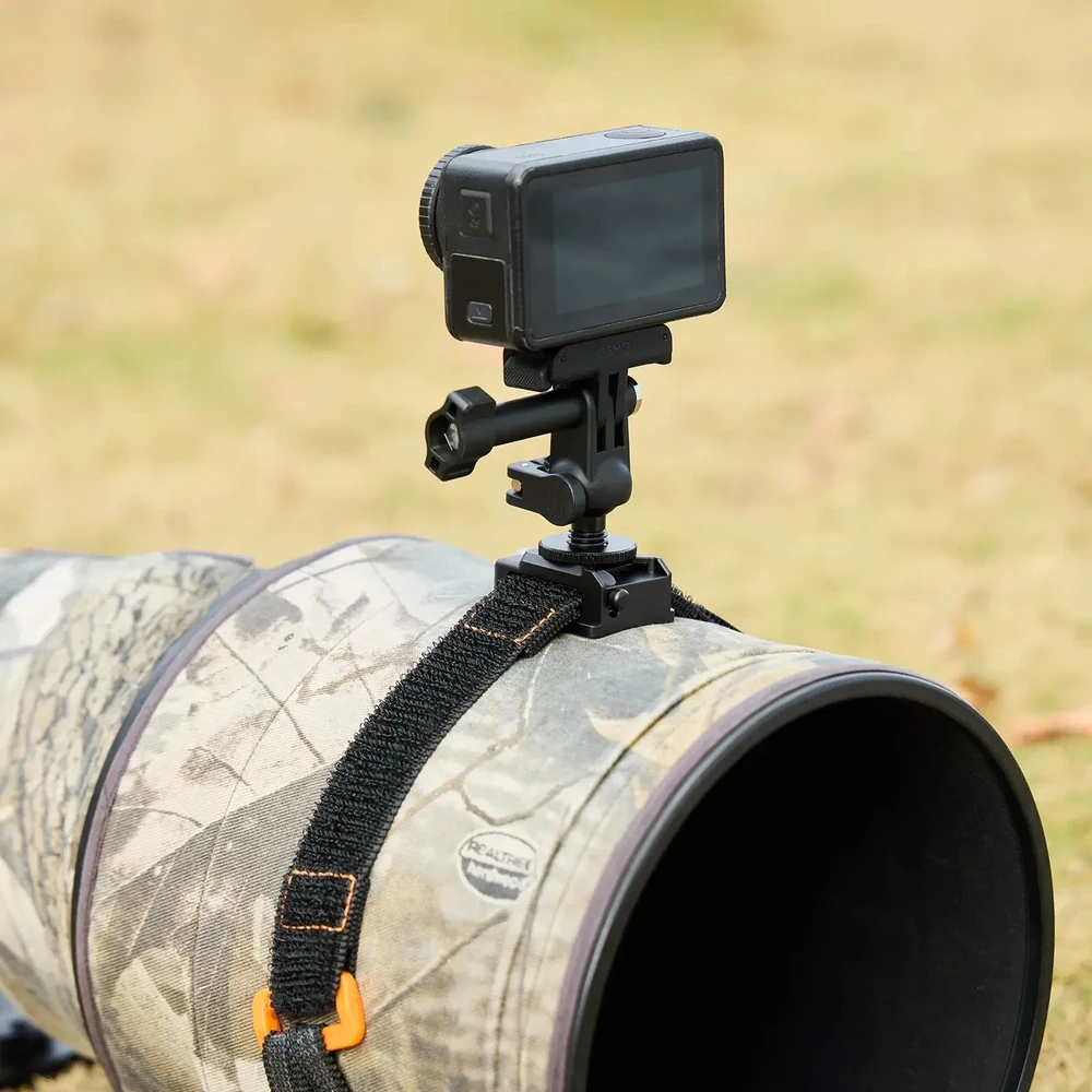 SmallRig Cold Shoe Mount with Hook and Loop Strap (5711)
