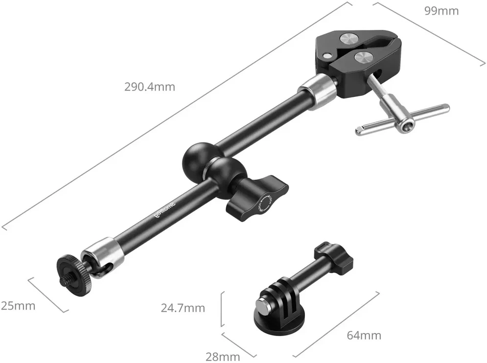 SmallRig 5605 krabų formos spaustukas