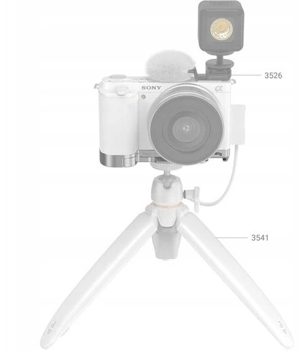 SmallRig prailginimo rankena Sony ZV-E10, sidabrinė (3524)