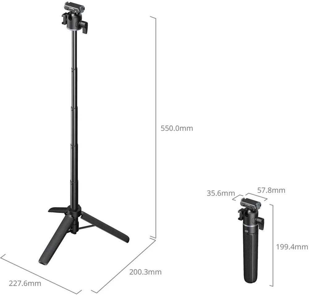 SmallRig Grip-Tripod for Action Cameras (5435)
